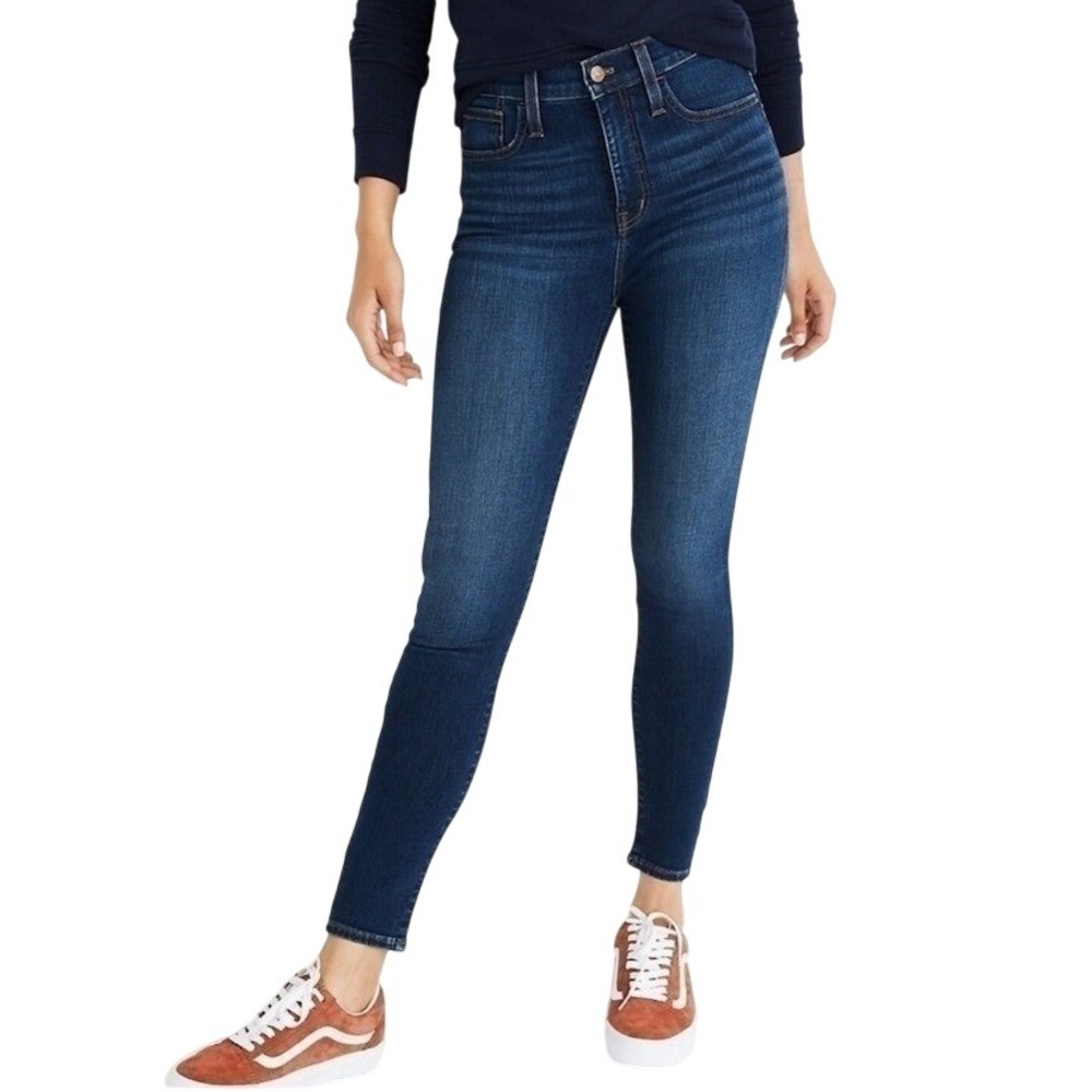 Madewell Roadtripper High Rise Skinny Jeans Dark Wash Denim SIZE 28
